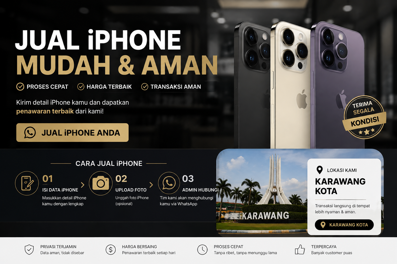 Jual Iphone Cepat? - iPhone Karawang Kota